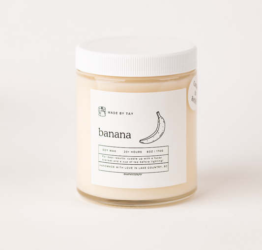 Banana Soy Wax Candle