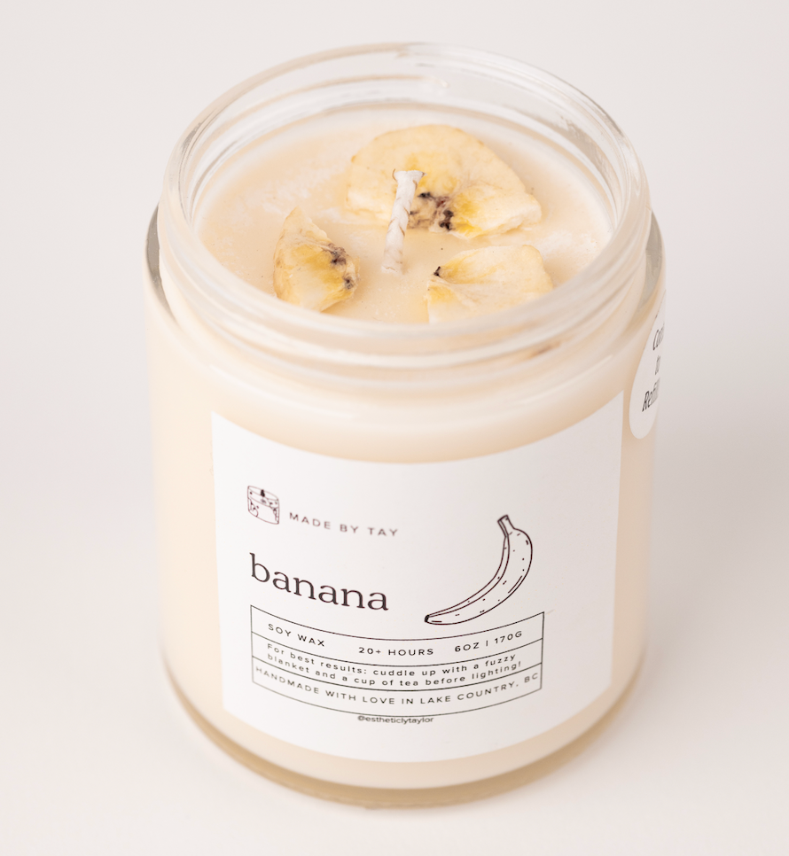 Banana Soy Wax Candle