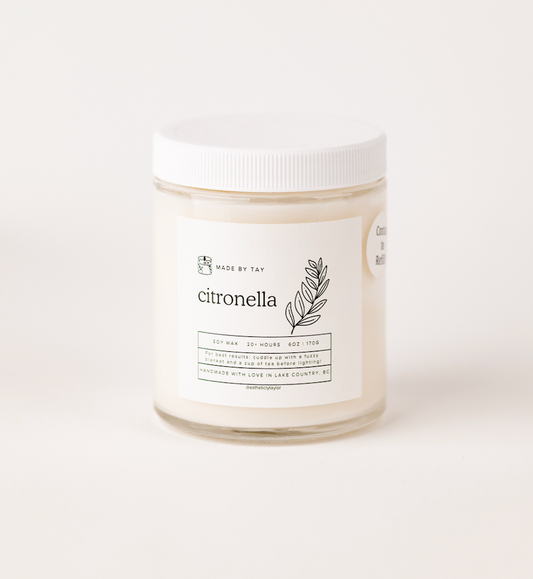 Citronella Soy Wax Candle