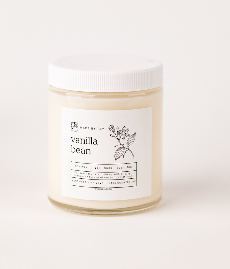 Vanilla Bean Soy Wax Candle