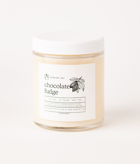 Chocolate Fudge Soy Wax Candle