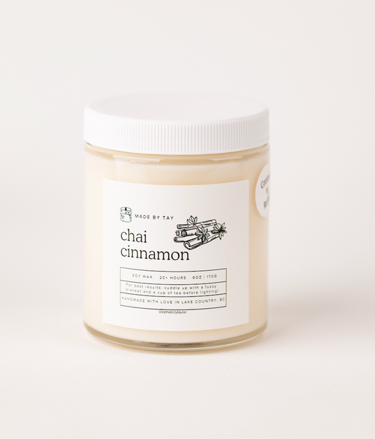 Chai Cinnamon Soy Wax Candle